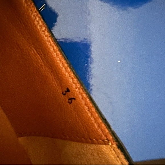 Mot-Cle’ Patent Leather Wedge Shoes Sz 36 / US 6 - Picture 2 of 4